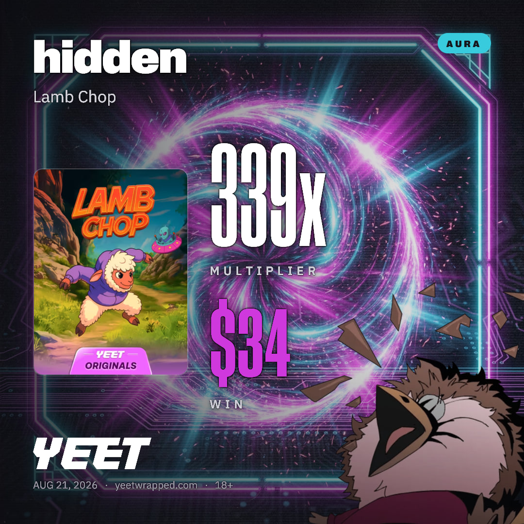 hidden hit 338.7x on Lamb Chop
