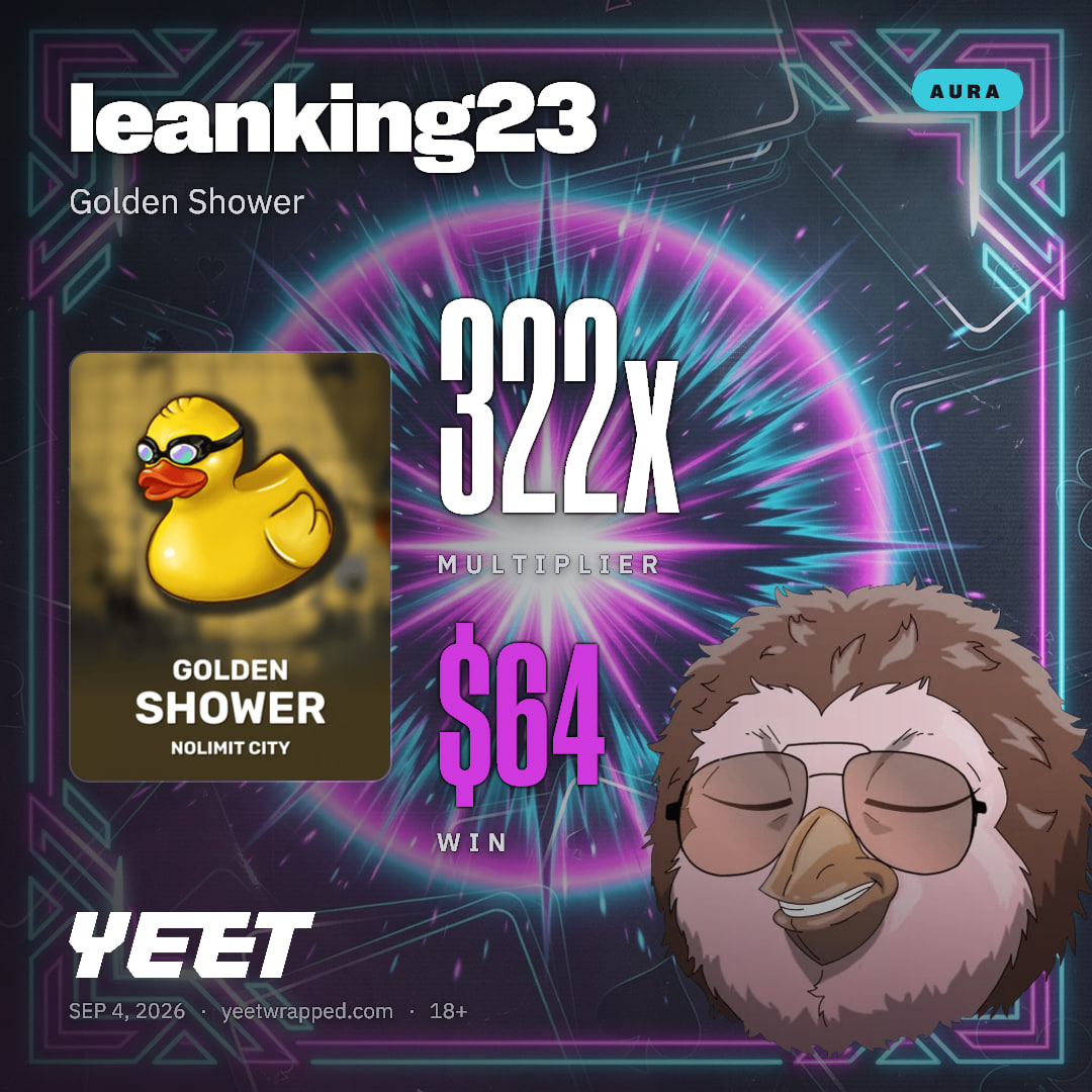 leanking23 hit 321.8x on Golden Shower