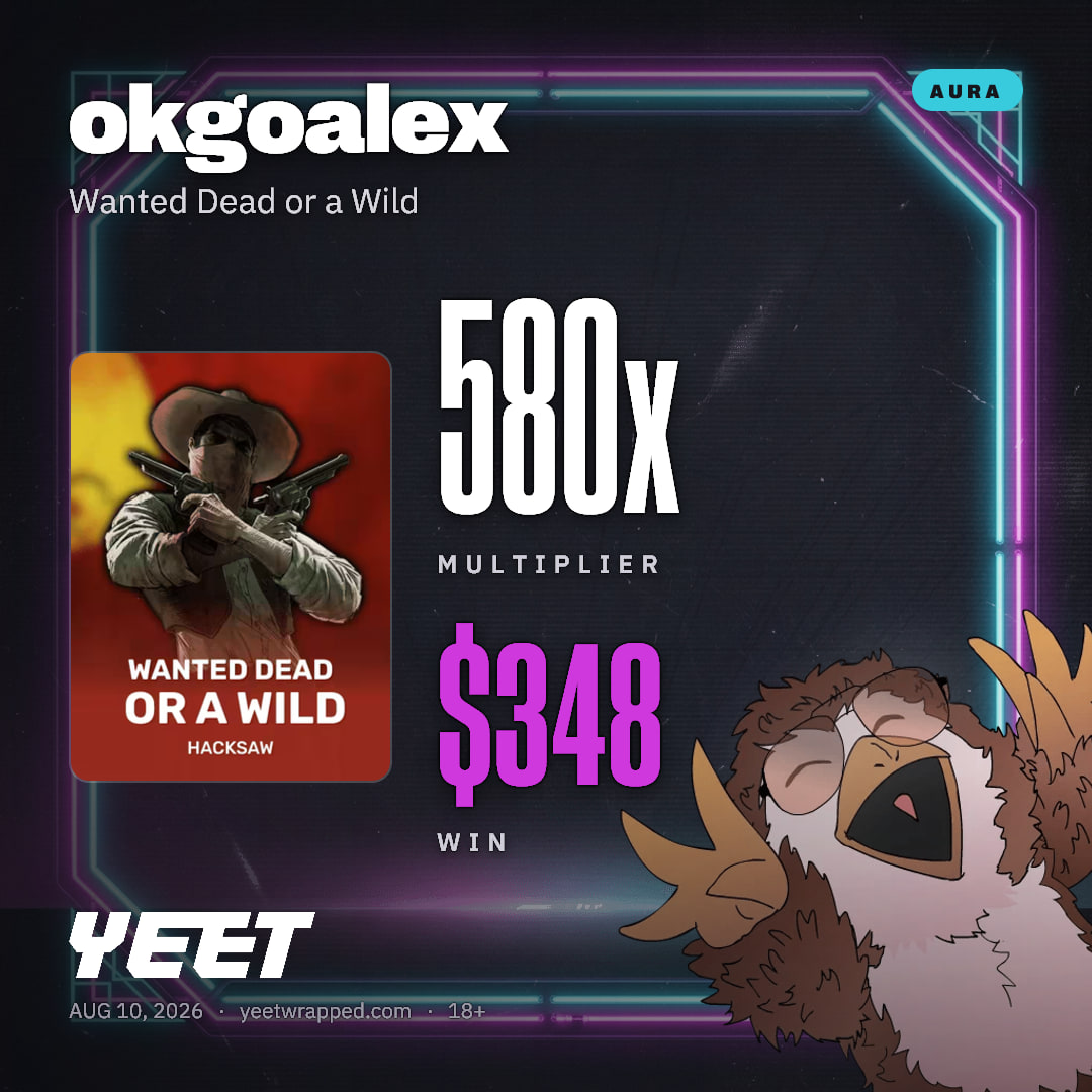 okgoalex hit 580.1x on Wanted Dead or a Wild