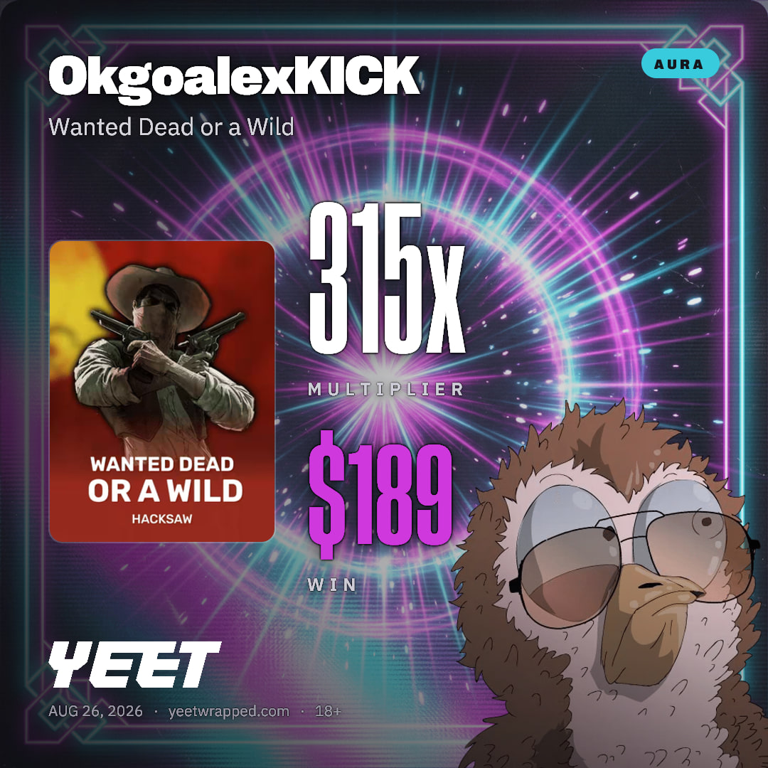 OkgoalexKICK hit 315x on Wanted Dead or a Wild