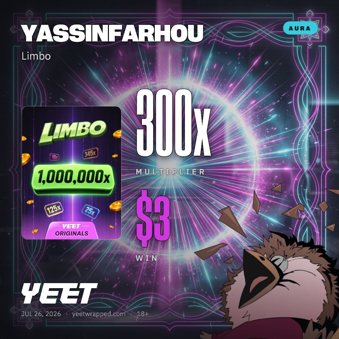 YASSINFARHOU hit 300x on Limbo