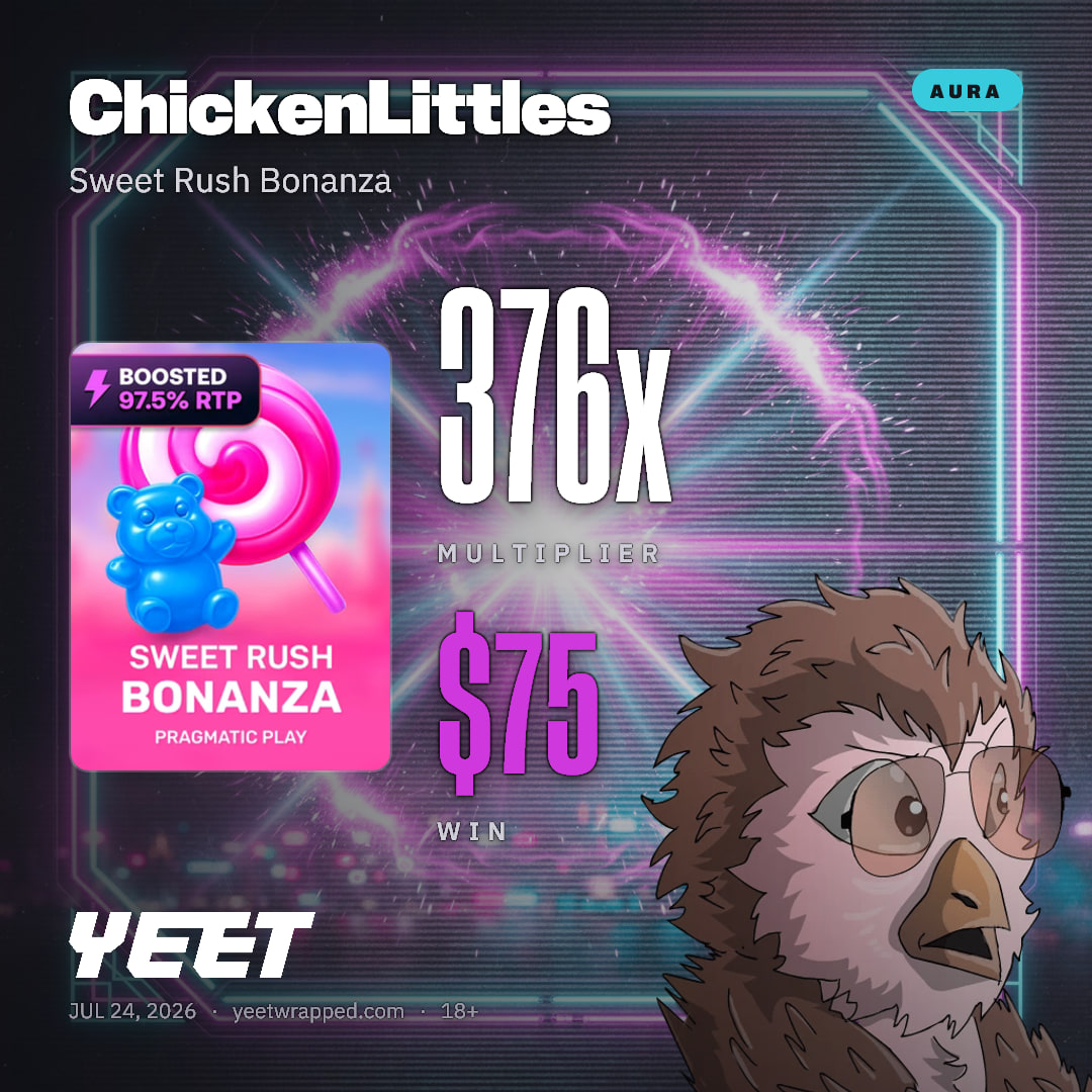 ChickenLittles hit 376.3x on Sweet Rush Bonanza