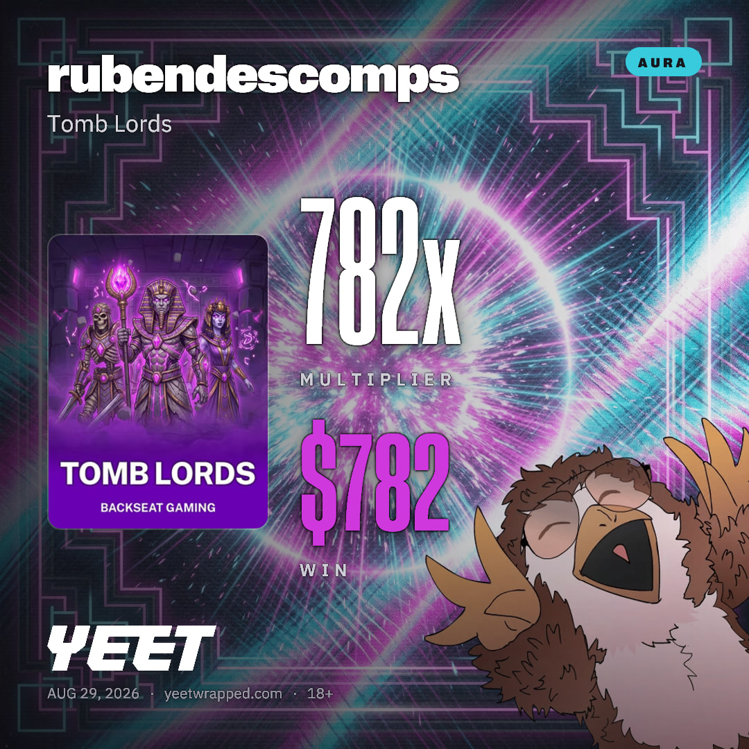 rubendescomps hit 781.5x on Tomb Lords