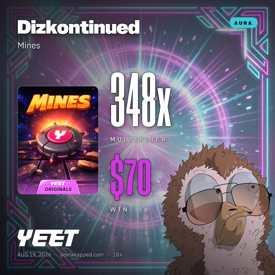 Dizkontinued hit 347.6x on Mines