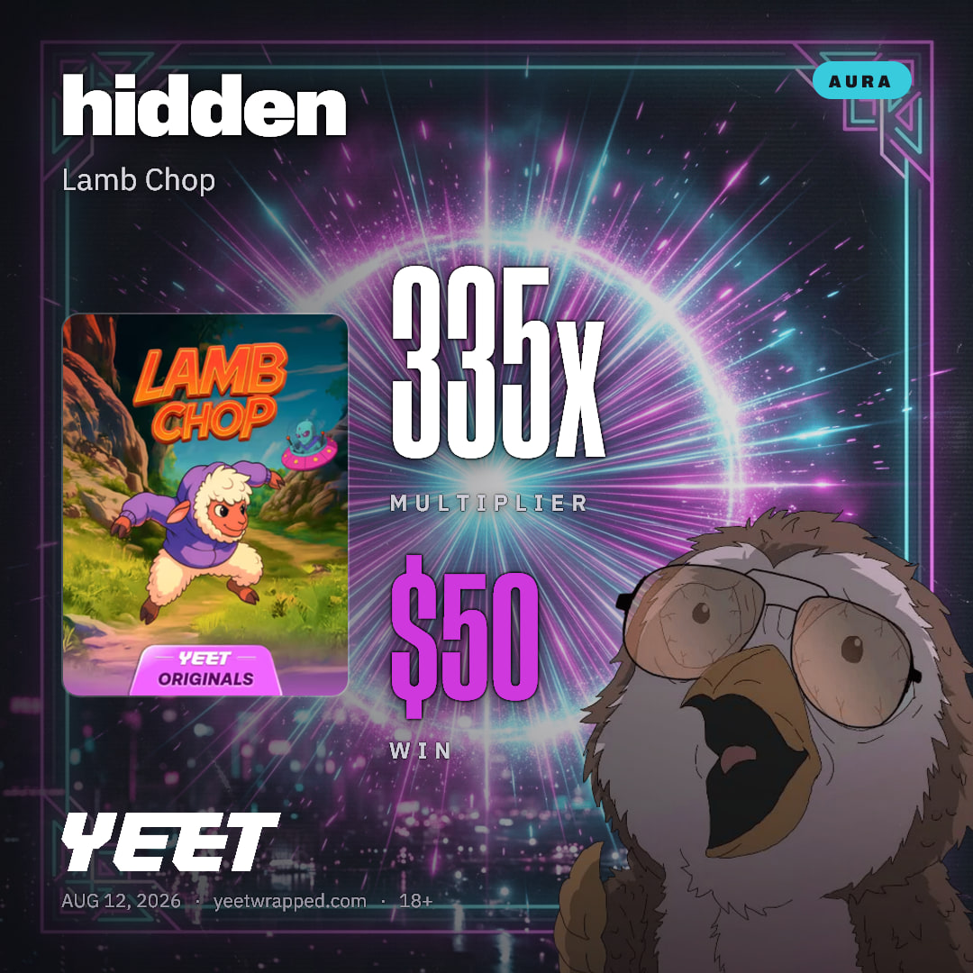 hidden hit 334.6x on Lamb Chop