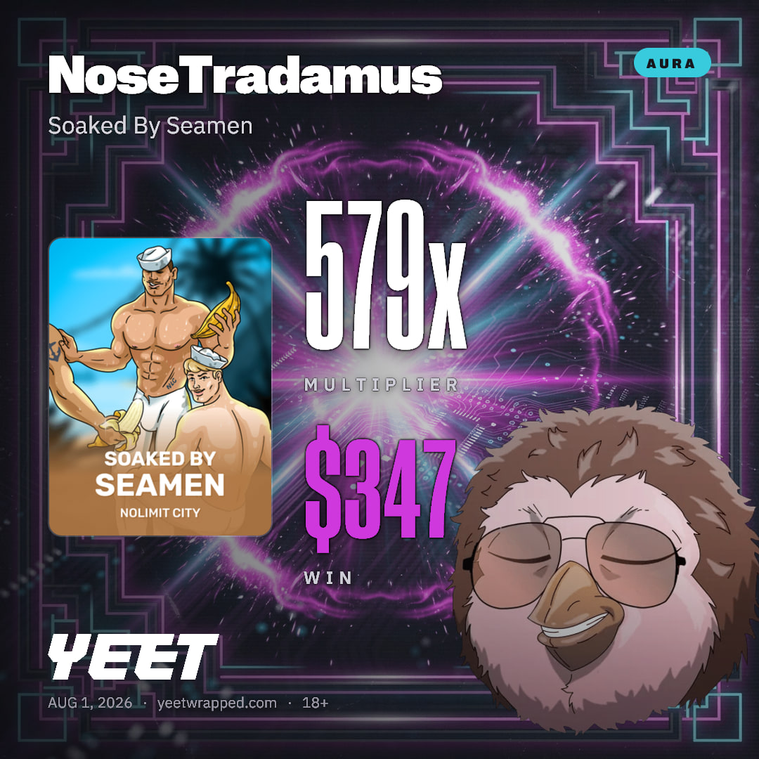 NoseTradamus hit 578.5x on Soaked By Seamen
