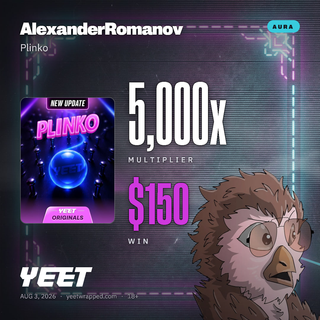 AlexanderRomanov hit 5,000x on Plinko