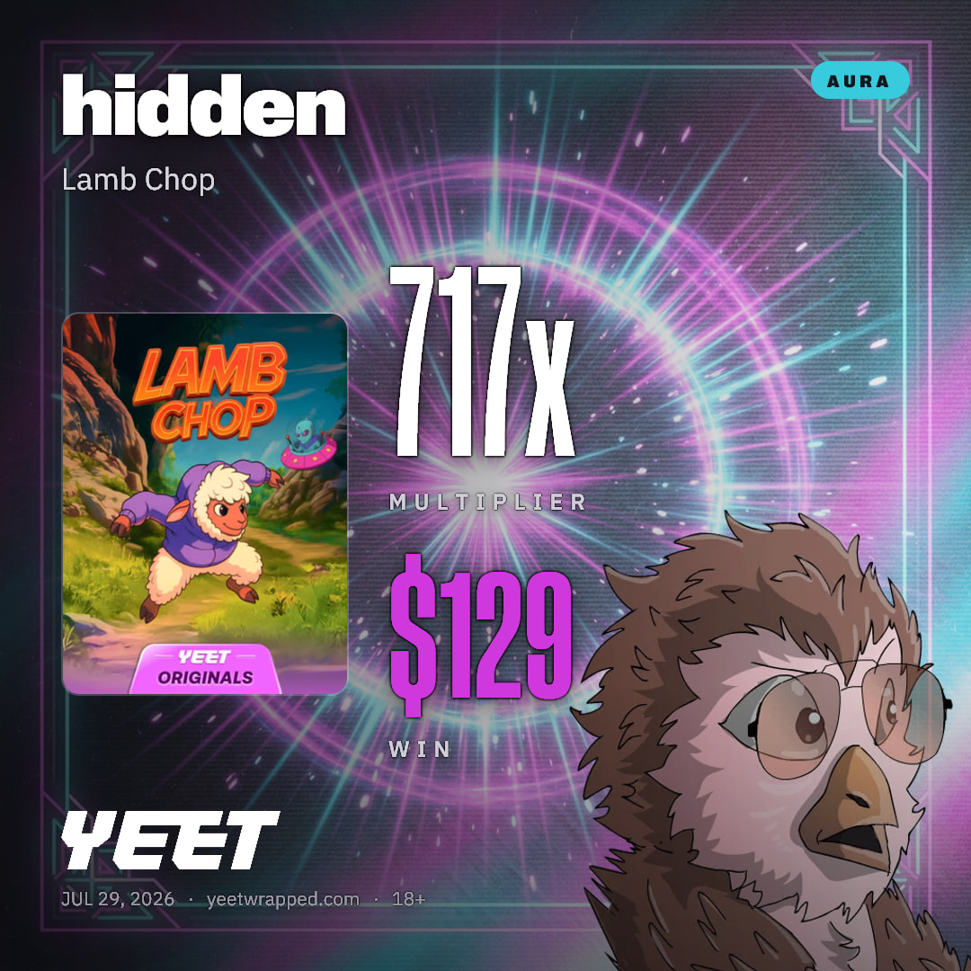 hidden hit 717.1x on Lamb Chop