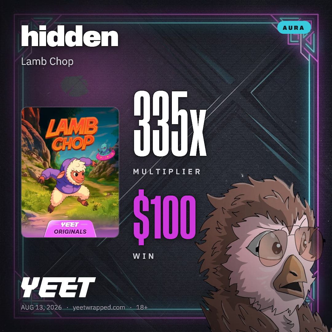 hidden hit 334.6x on Lamb Chop