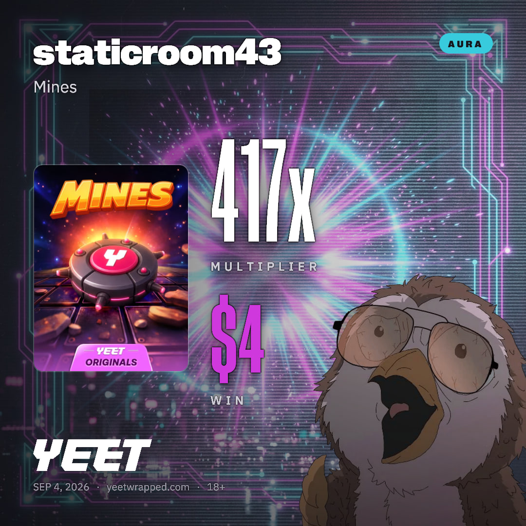 staticroom43 hit 417.4x on Mines