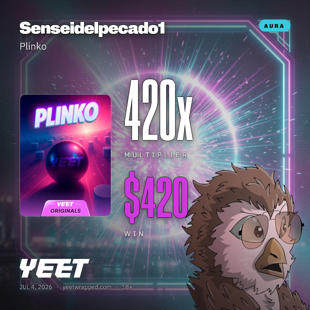 Senseidelpecado1 hit 420x on Plinko