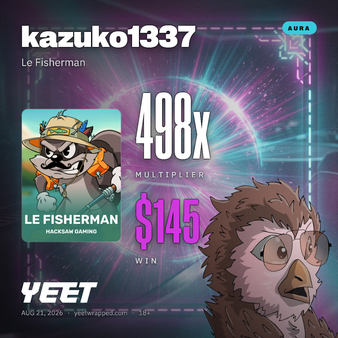 kazuko1337 hit 498.2x on Le Fisherman
