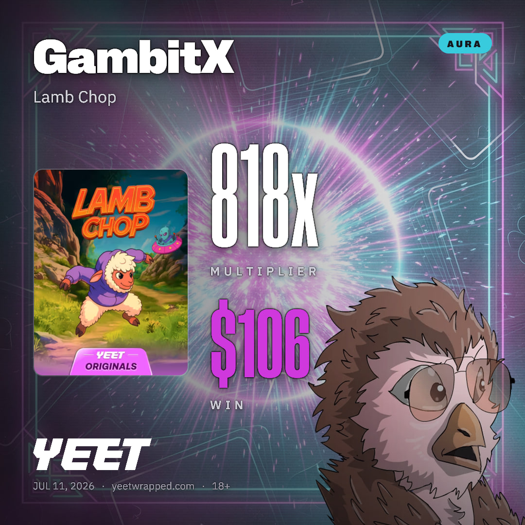 GambitX hit 818x on Lamb Chop
