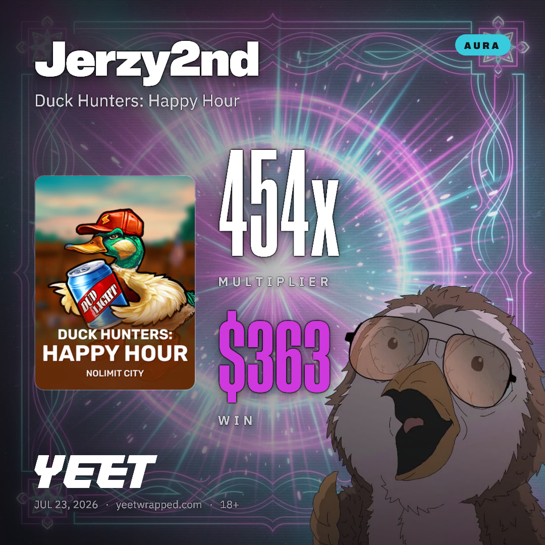 Jerzy2nd hit 453.9x on Duck Hunters: Happy Hour