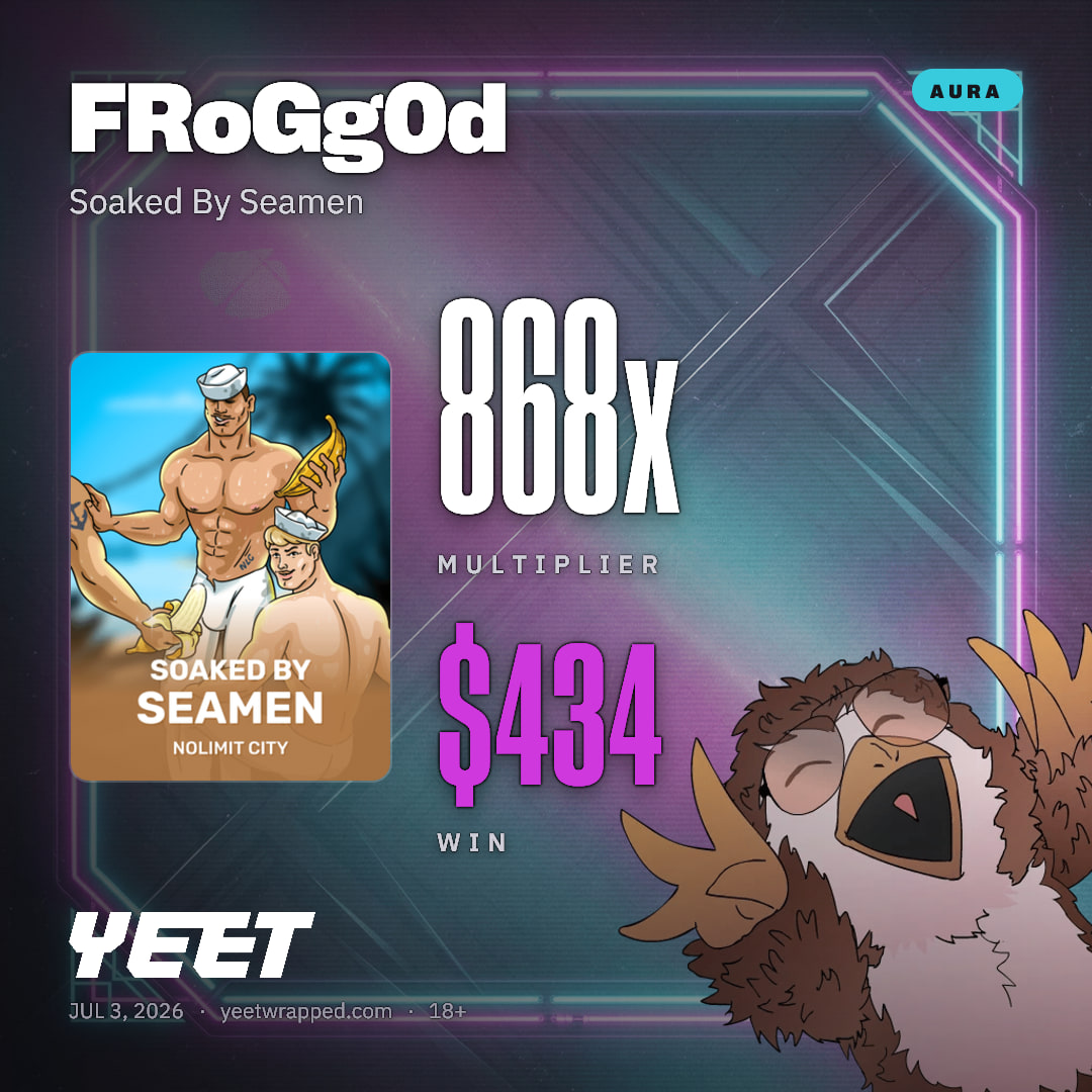 FRoGg0d hit 867.6x on Soaked By Seamen