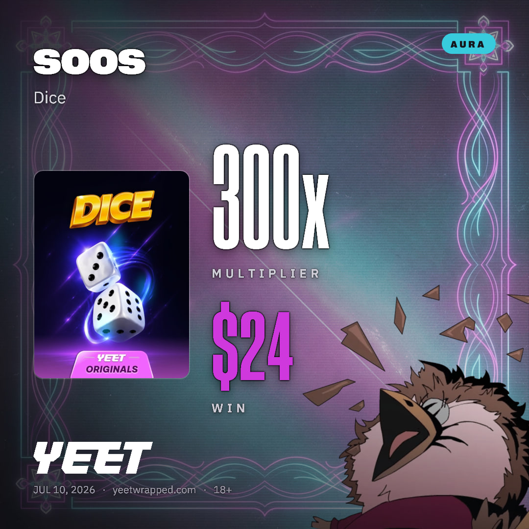 soos hit 300x on Dice