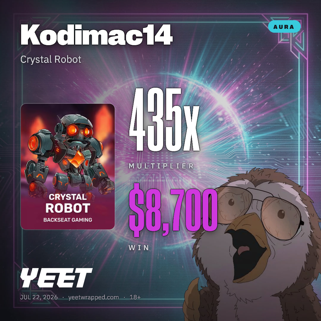 Kodimac14 hit 435x on Crystal Robot