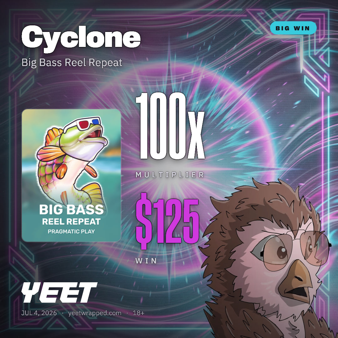 Cyclone hit 100.1x on Big Bass Reel Repeat
