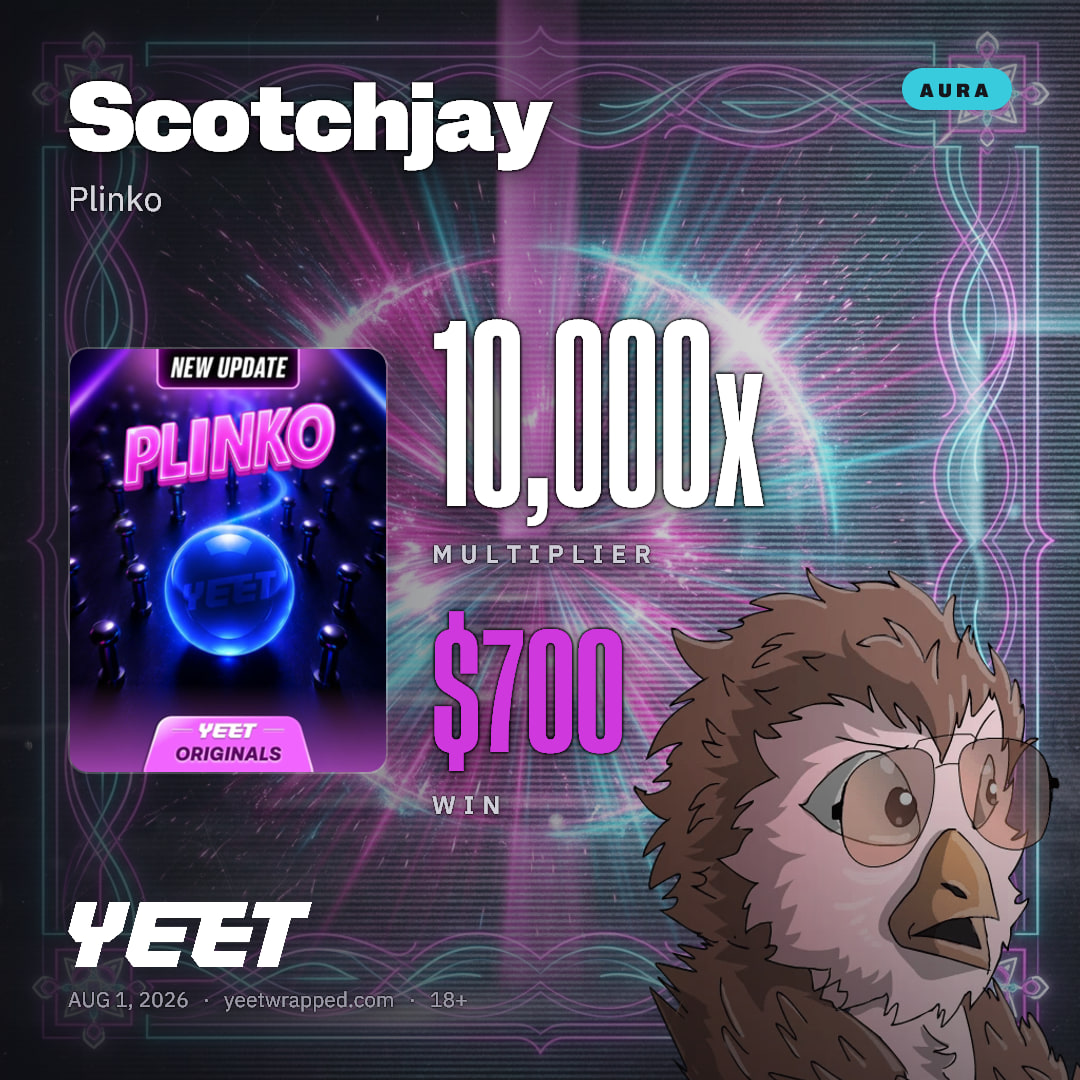 Scotchjay hit 10,000x on Plinko