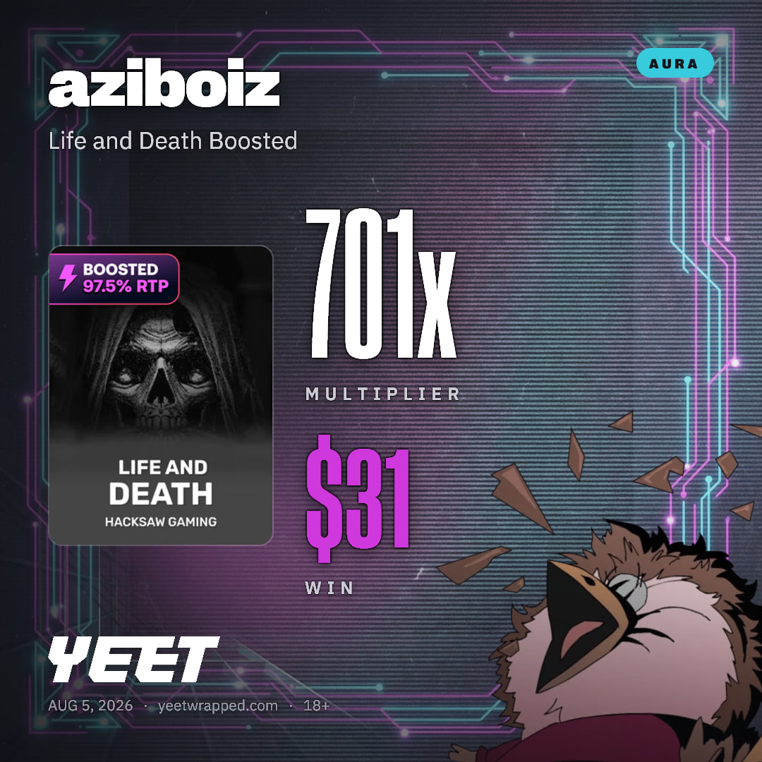aziboiz hit 701.4x on Life and Death Boosted