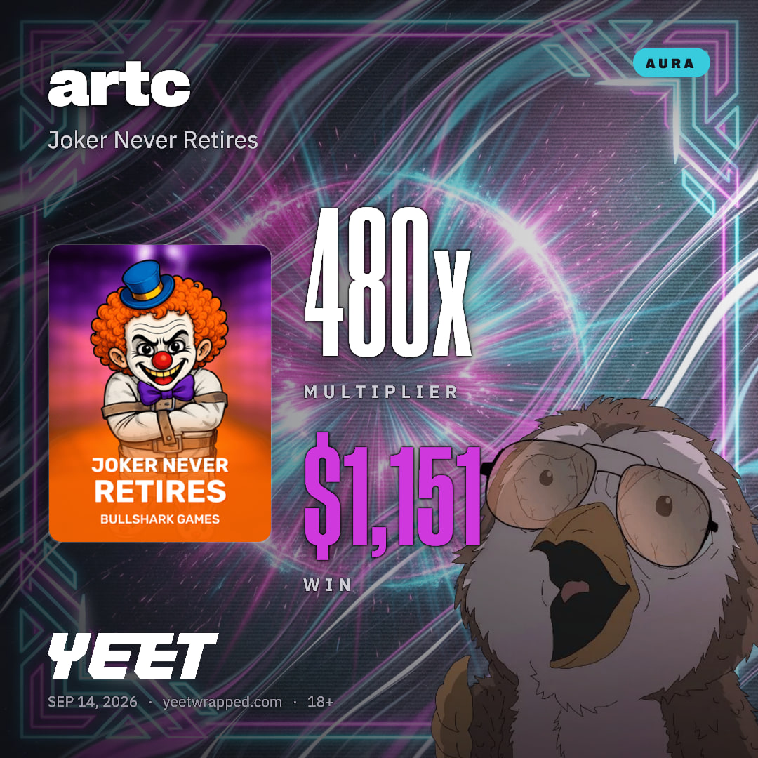 artc hit 479.5x on Joker Never Retires