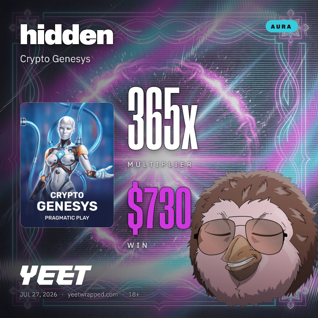 hidden hit 365x on Crypto Genesys