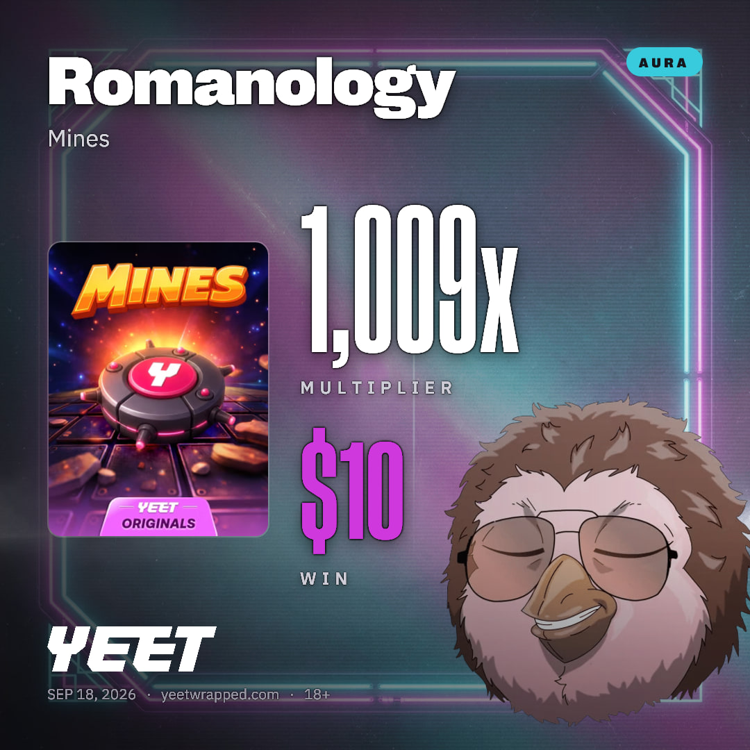 Romanology hit 1,009x on Mines