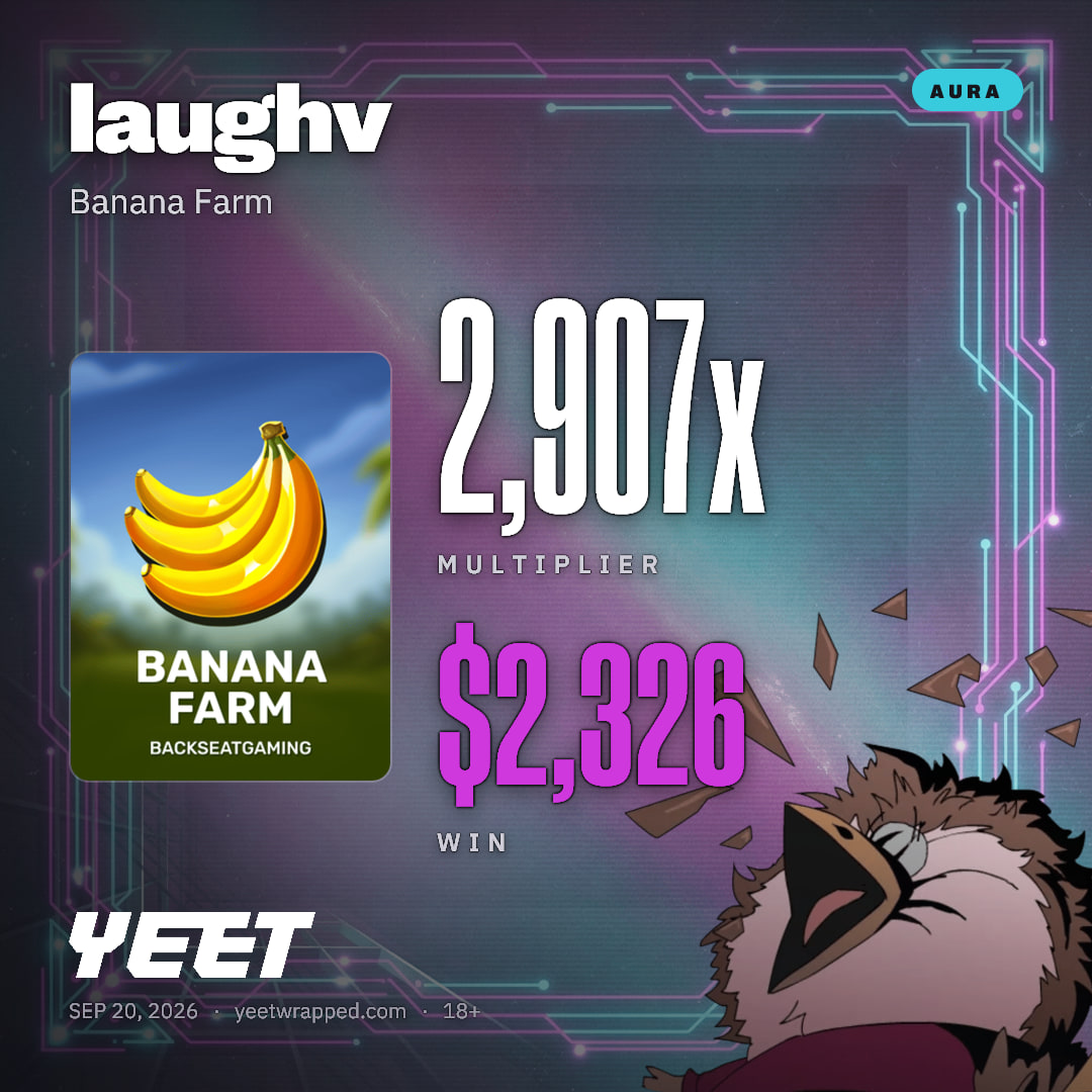 laughv hit 2,907x on Banana Farm