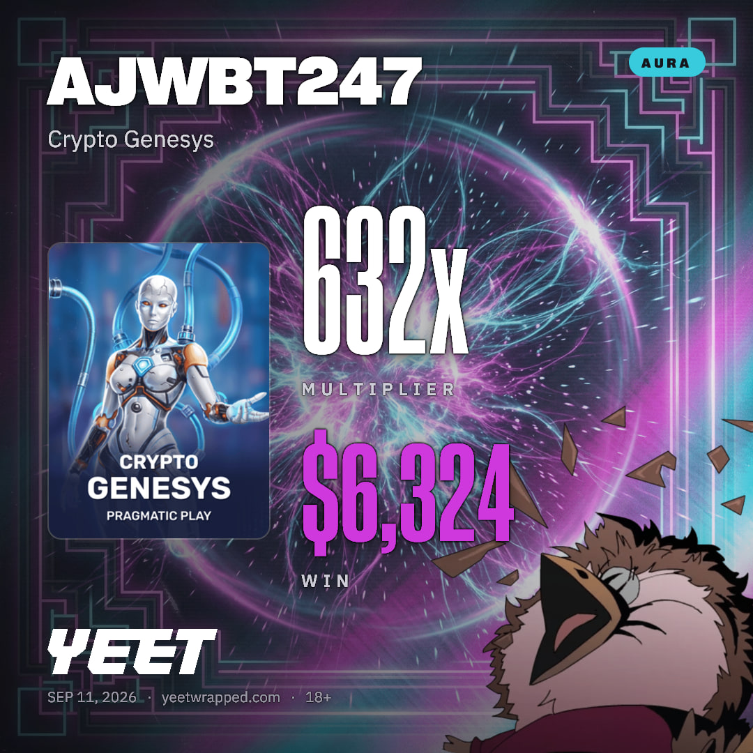 AJWBT247 hit 632.4x on Crypto Genesys