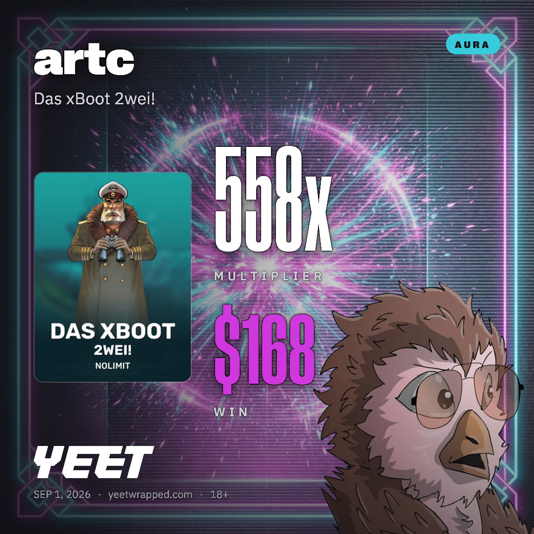 artc hit 558.5x on Das xBoot 2wei!