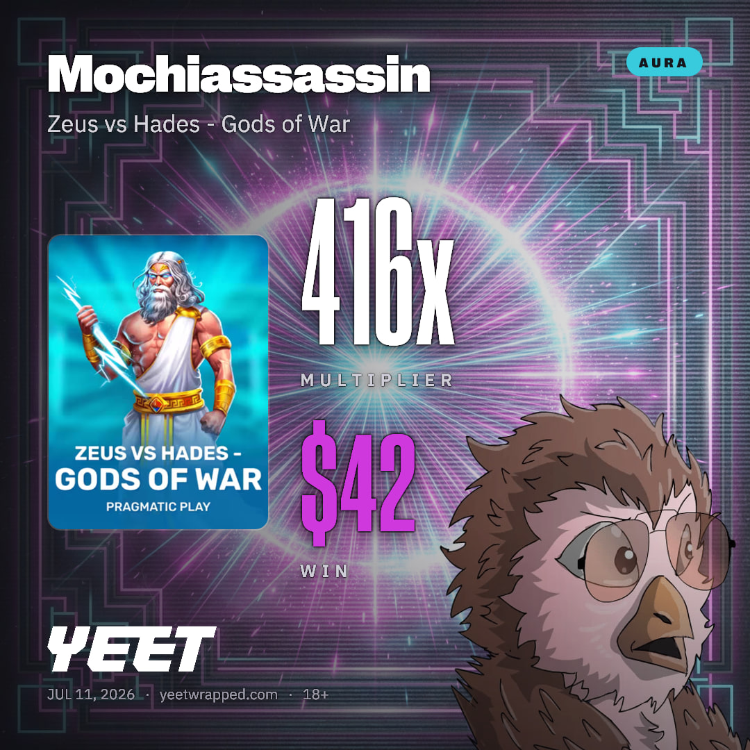 Mochiassassin hit 416.1x on Zeus vs Hades - Gods of War