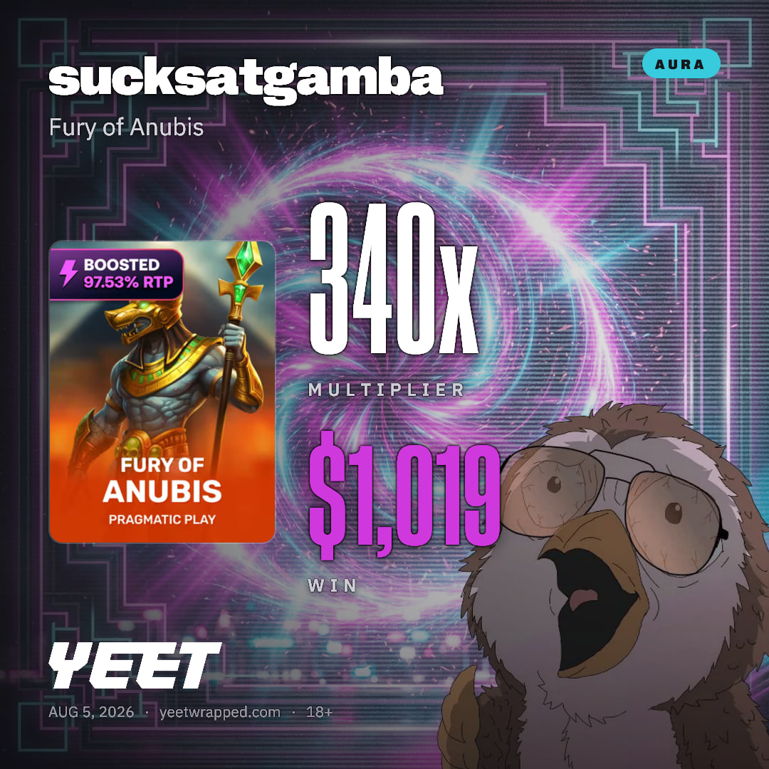sucksatgamba hit 339.8x on Fury of Anubis