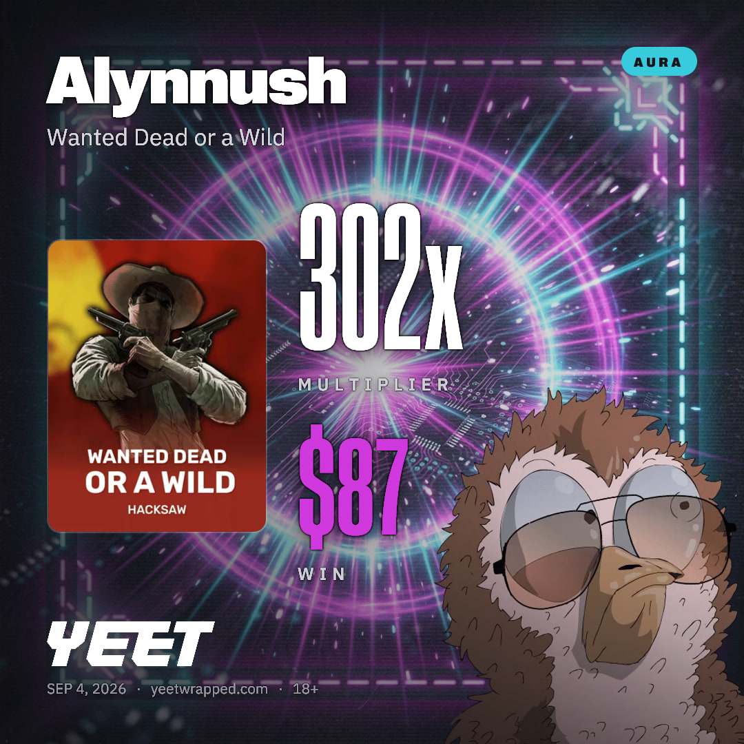 Alynnush hit 302.4x on Wanted Dead or a Wild