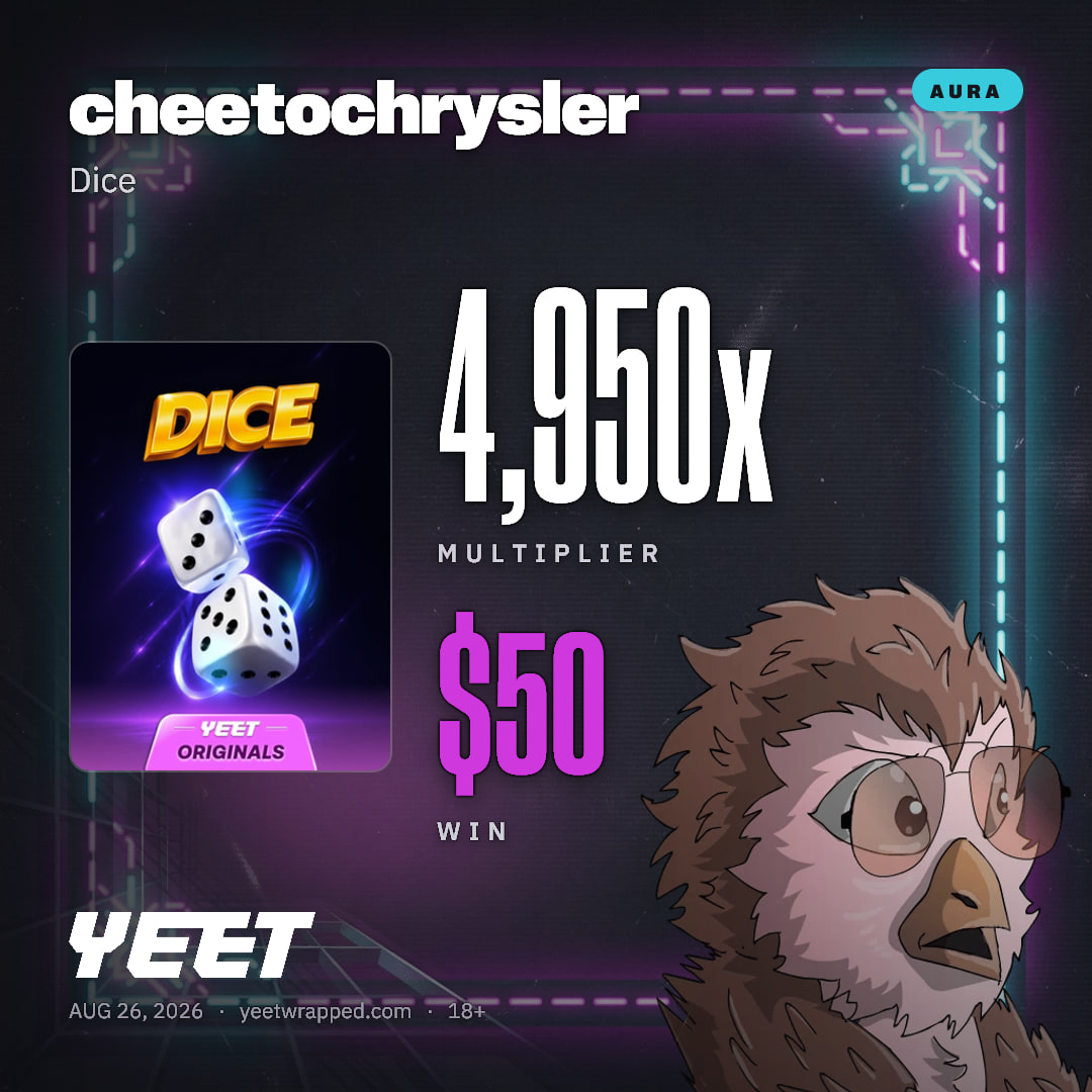 cheetochrysler hit 4,950x on Dice