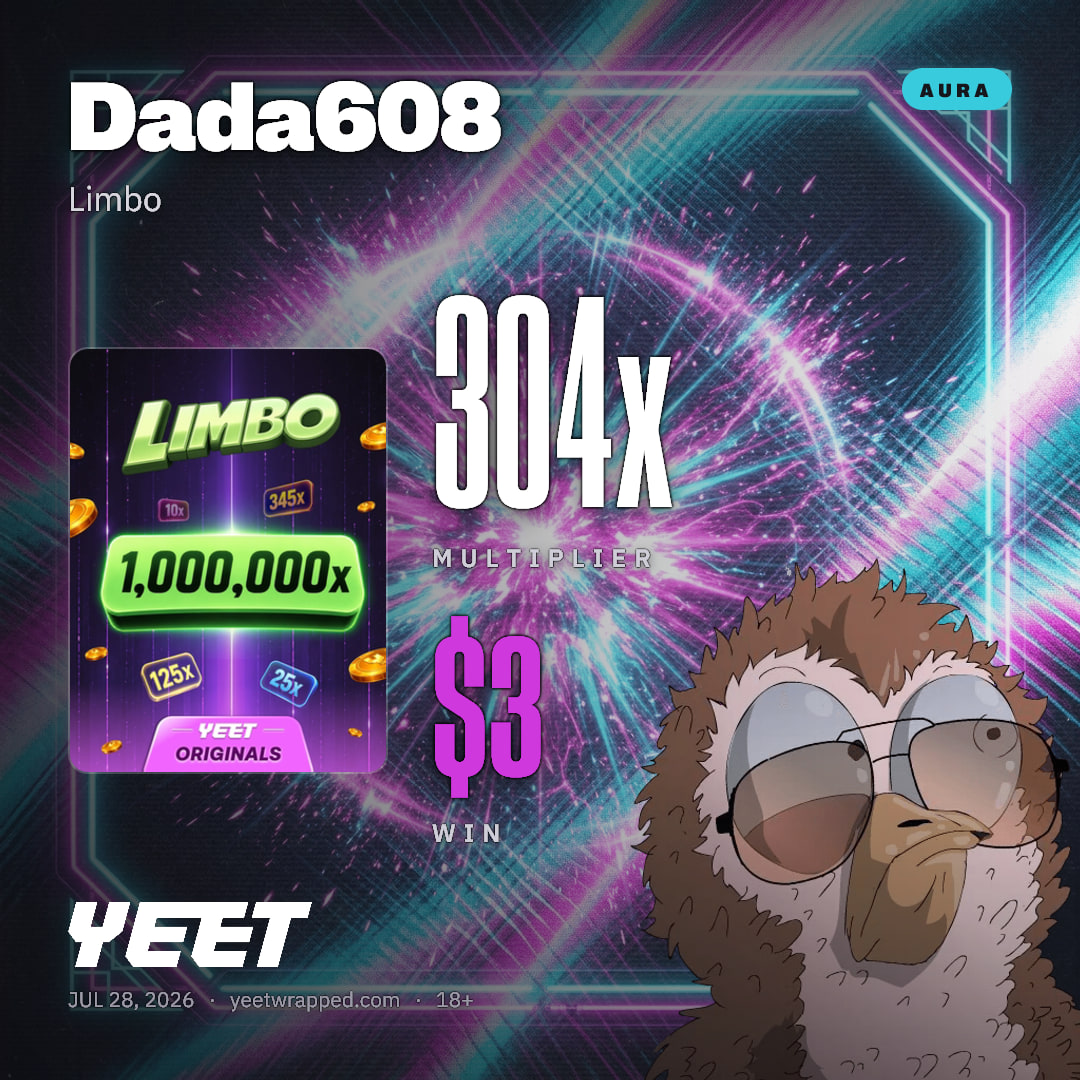 Dada608 hit 304x on Limbo