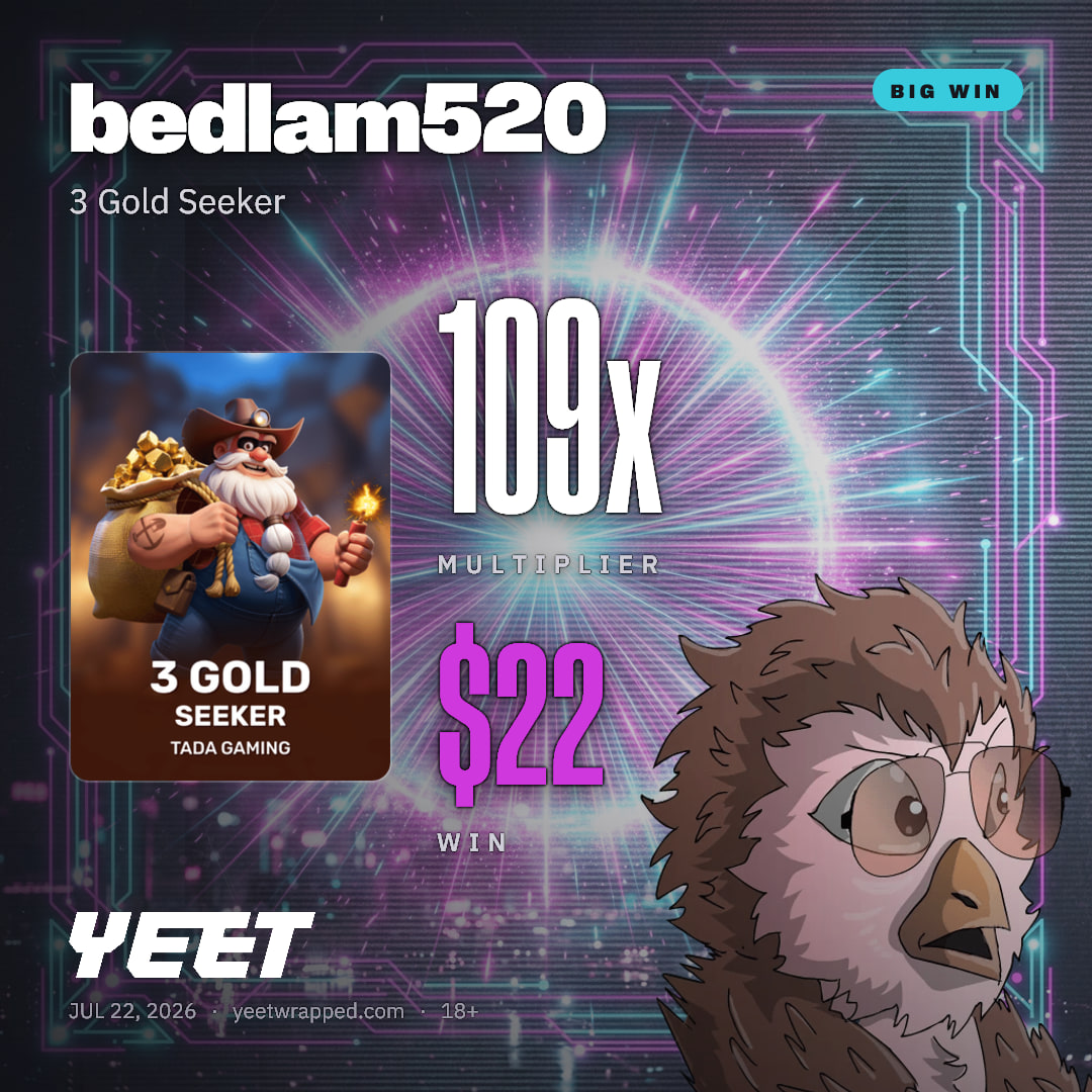 bedlam520 hit 109x on 3 Gold Seeker