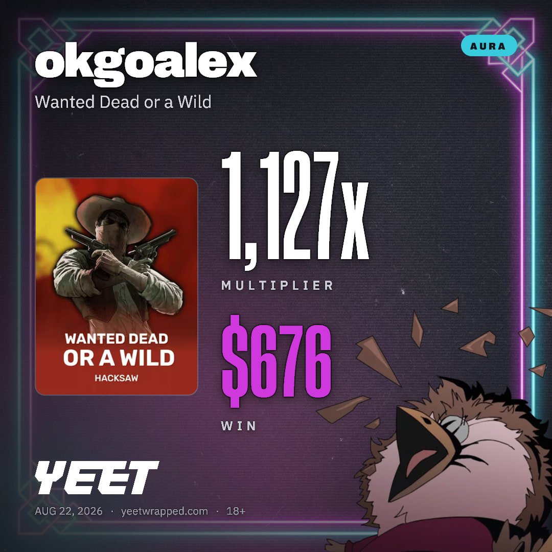 okgoalex hit 1,127x on Wanted Dead or a Wild