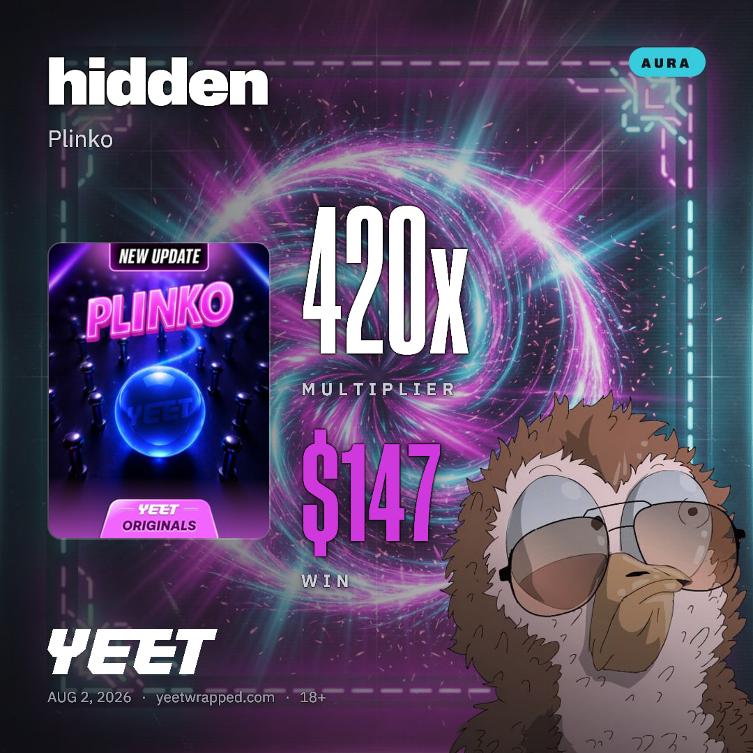 hidden hit 420x on Plinko