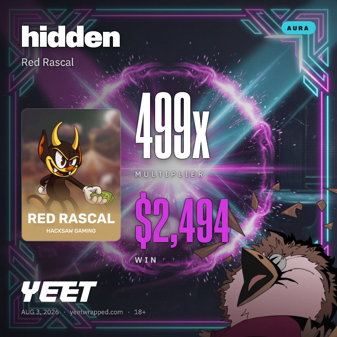 hidden hit 498.7x on Red Rascal