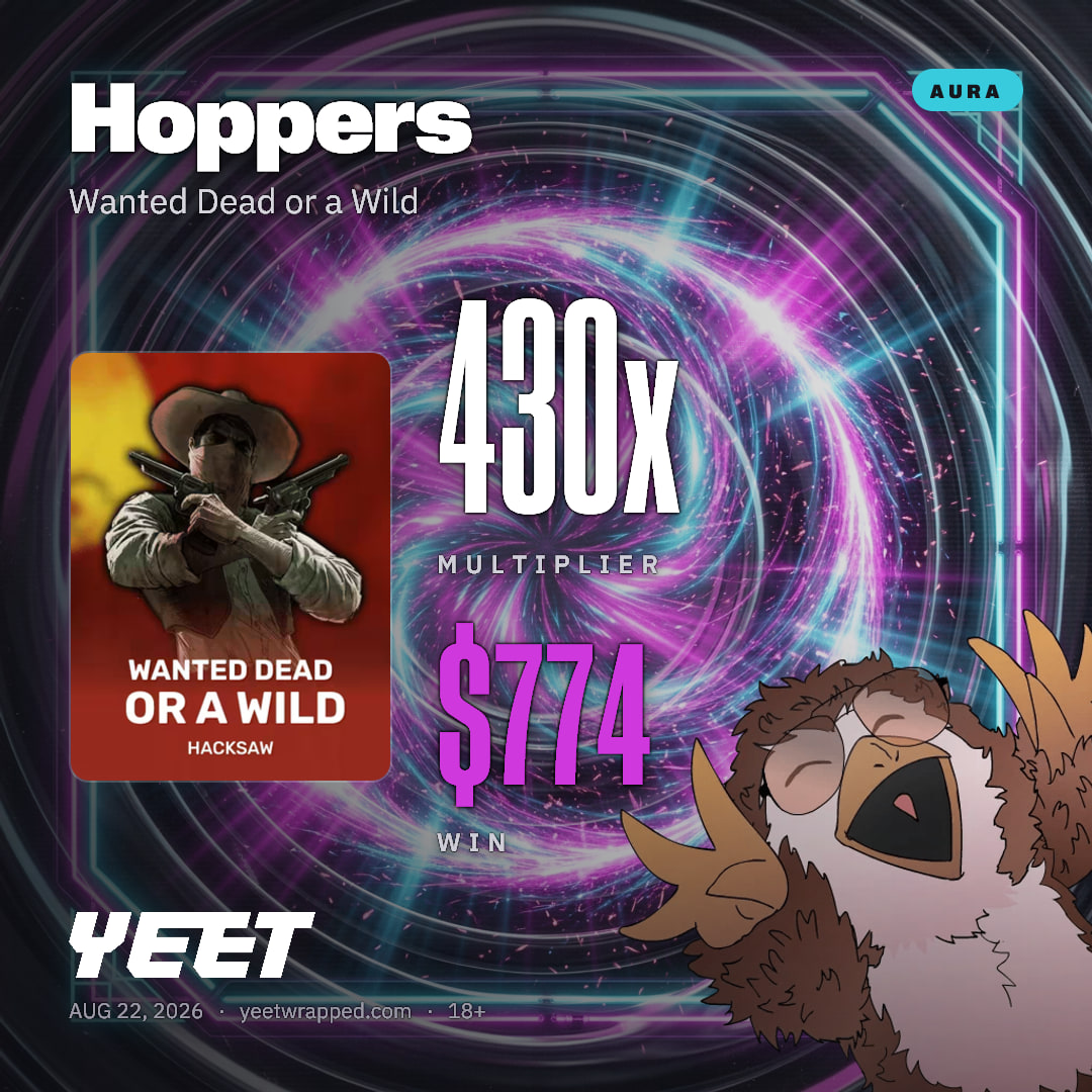 Hoppers hit 430x on Wanted Dead or a Wild