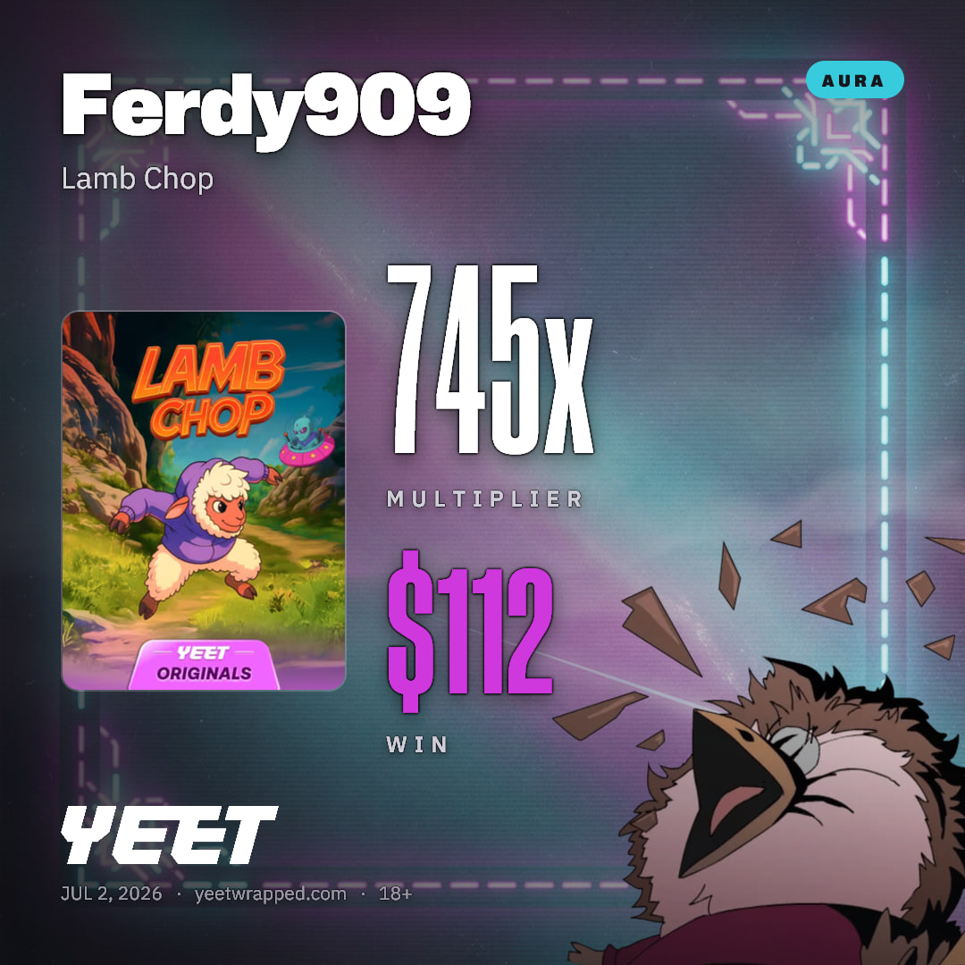 Ferdy909 hit 745.1x on Lamb Chop