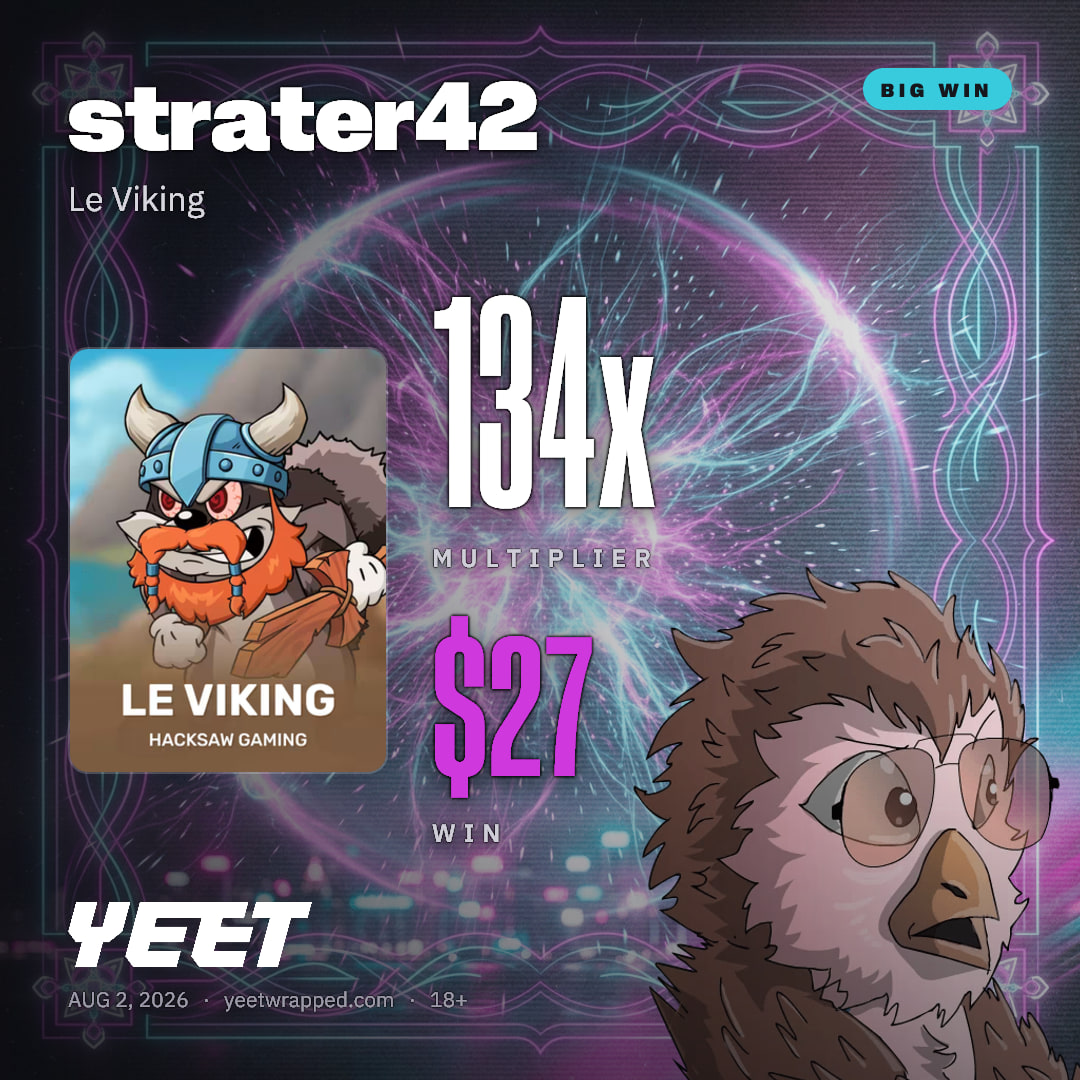 strater42 hit 134.4x on Le Viking