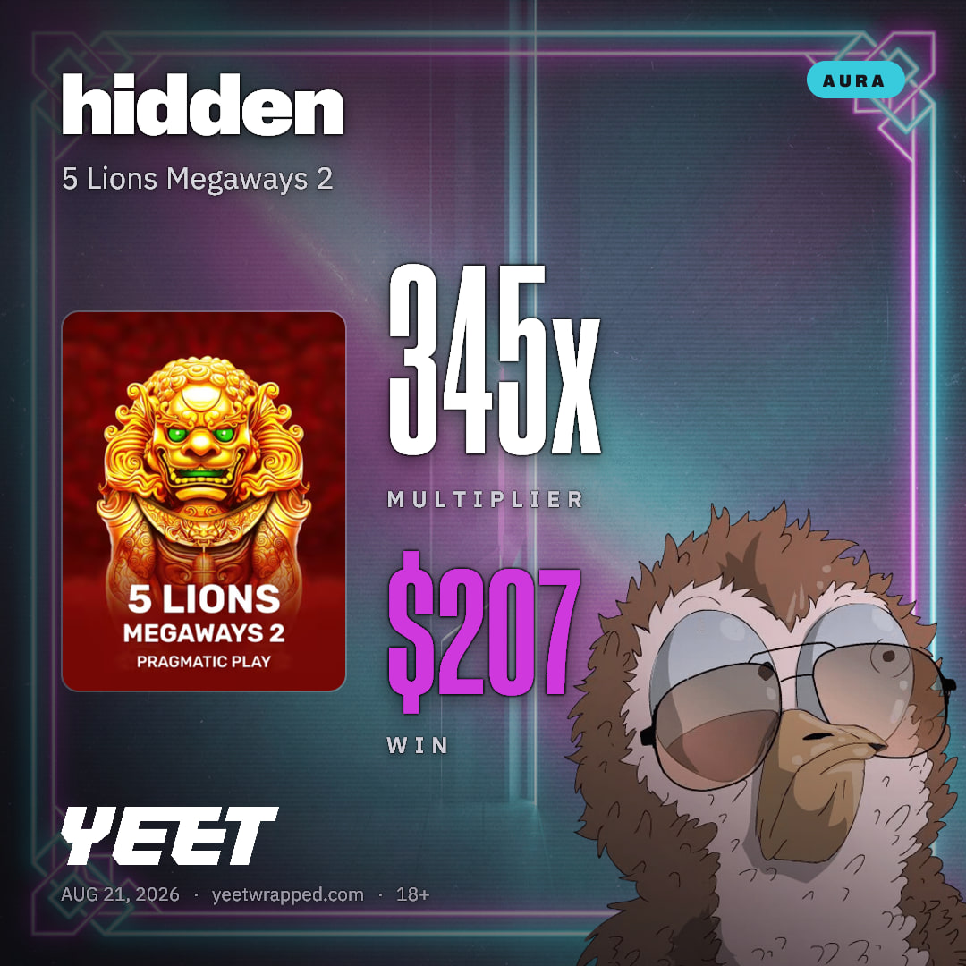 hidden hit 344.5x on 5 Lions Megaways 2
