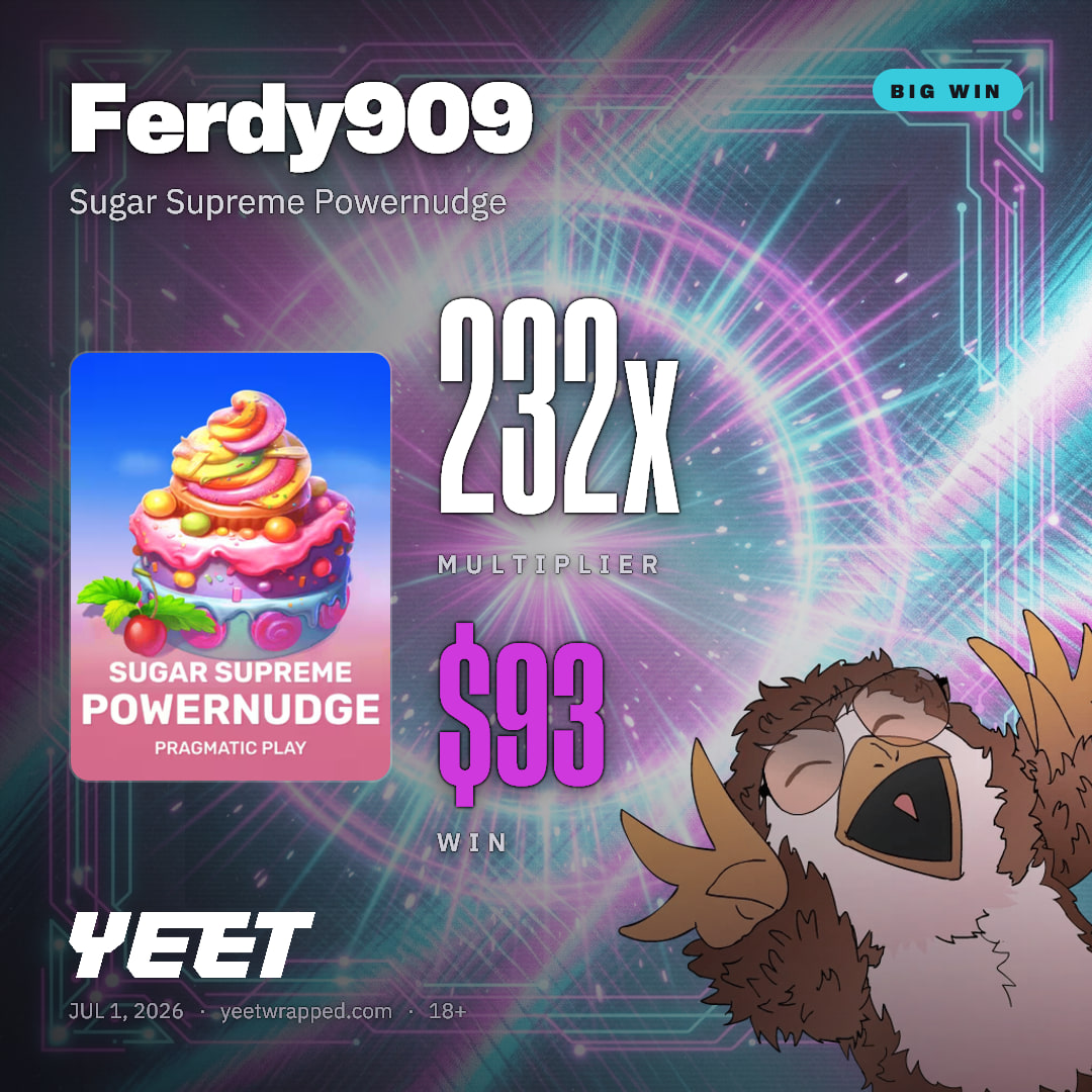 Ferdy909 hit 232.3x on Sugar Supreme Powernudge