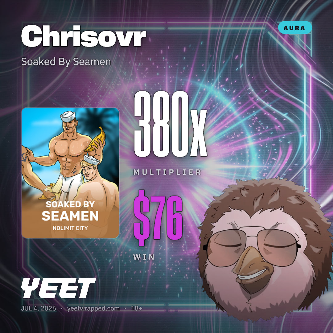 Chrisovr hit 380.1x on Soaked By Seamen