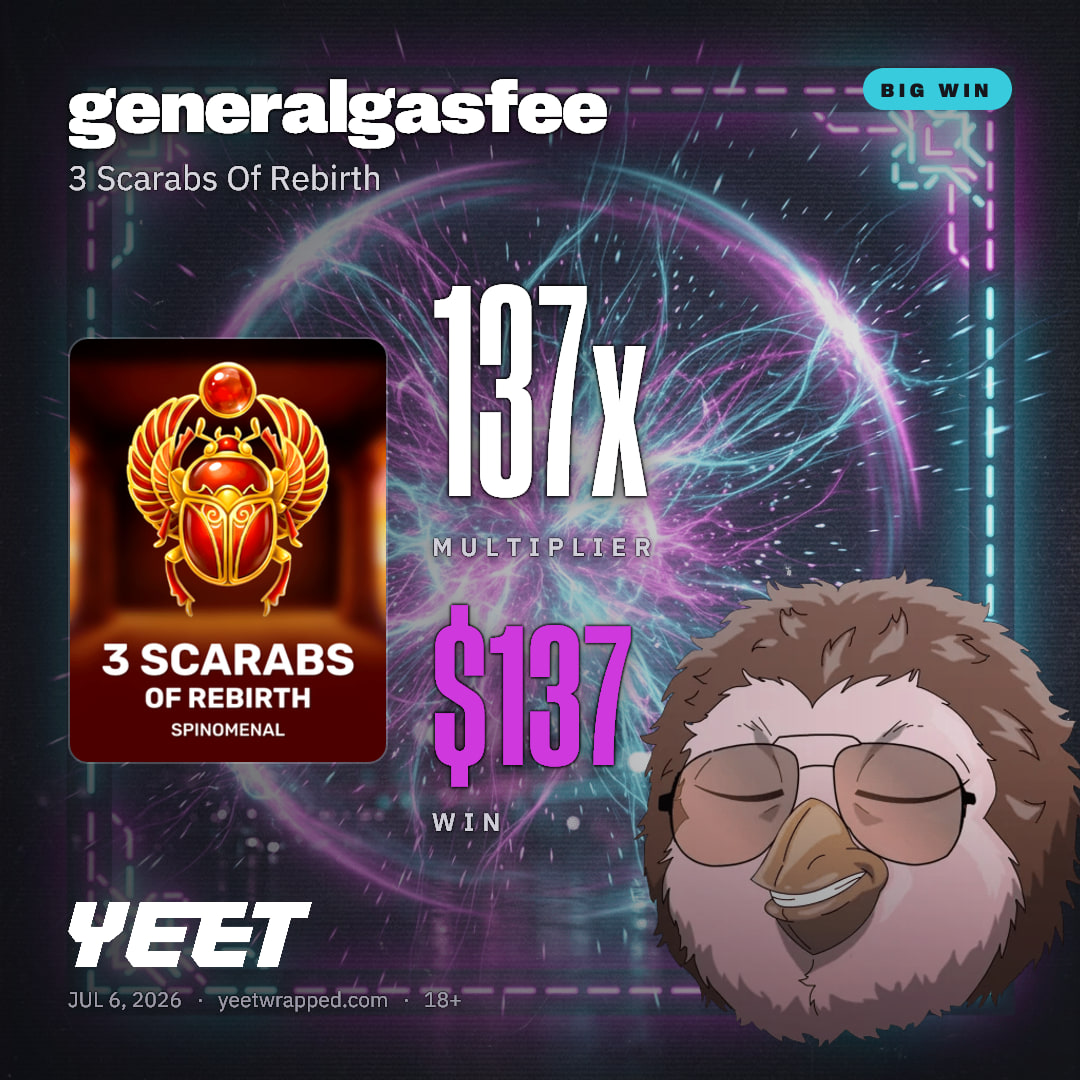 generalgasfee hit 137x on 3 Scarabs Of Rebirth