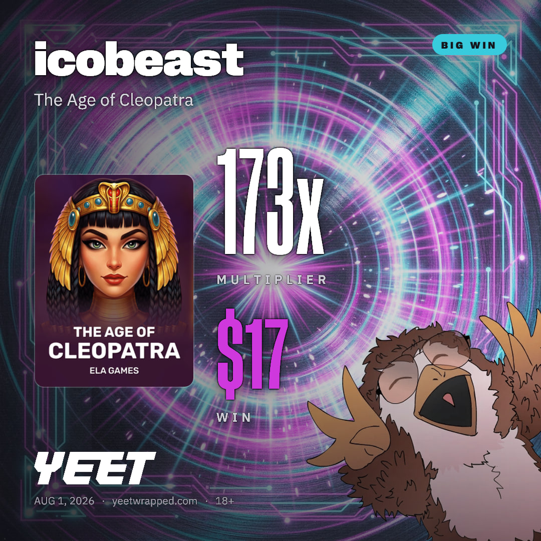 icobeast hit 172.5x on The Age of Cleopatra