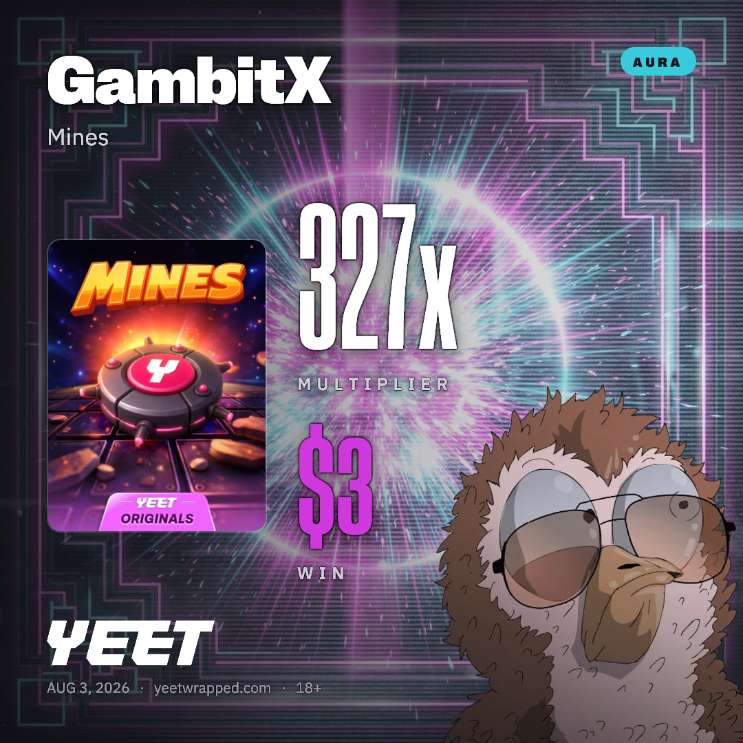 GambitX hit 326.7x on Mines
