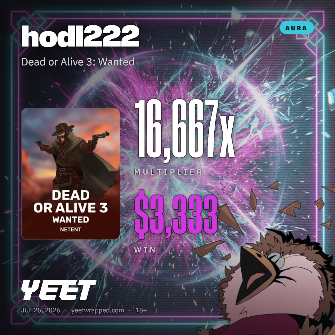 hodl222 hit 16,667x on Dead or Alive 3: Wanted