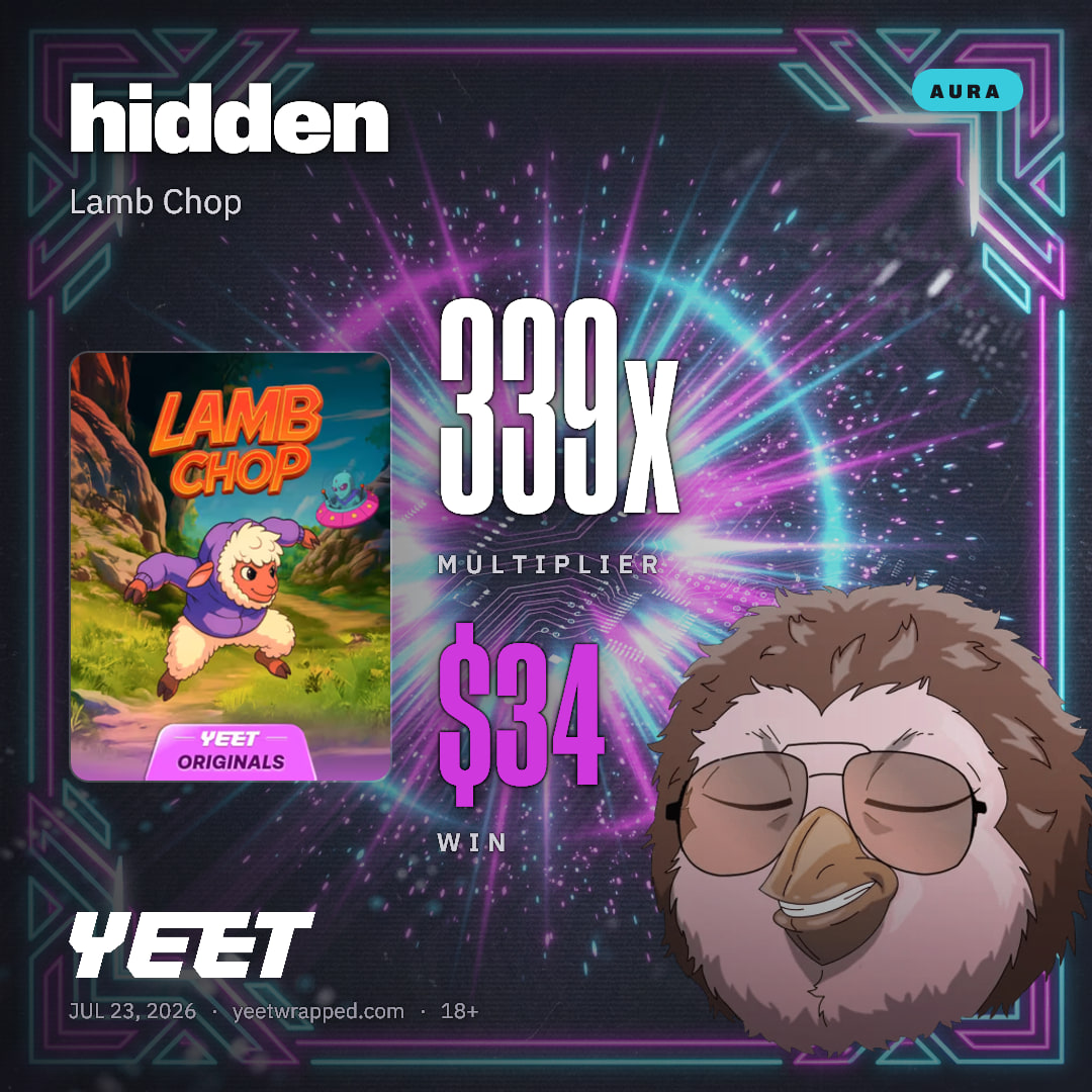 hidden hit 338.7x on Lamb Chop